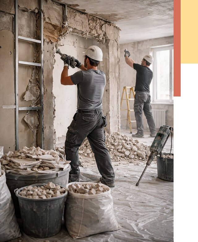 Демонтажные работы в Наро-Фоминске от 2766 руб. — услуги и цена под ключ | ОТДЕЛОЧНИК-Нр-