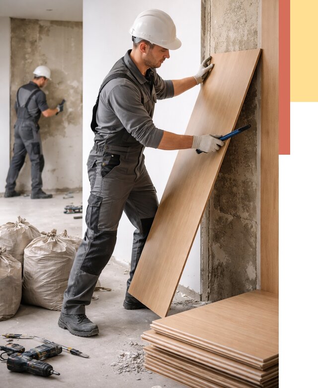 Демонтаж стеновых панелей в Наро-Фоминске от 3586 руб. за м² быстро и недорого | ОТДЕЛОЧНИК-Нр-