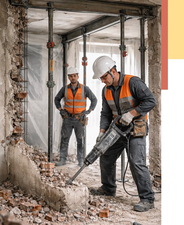 Снос несущих стен в Наро-Фоминске от 10501 руб. — демонтаж несущей стены под ключ | ОТДЕЛОЧНИК-Нр-