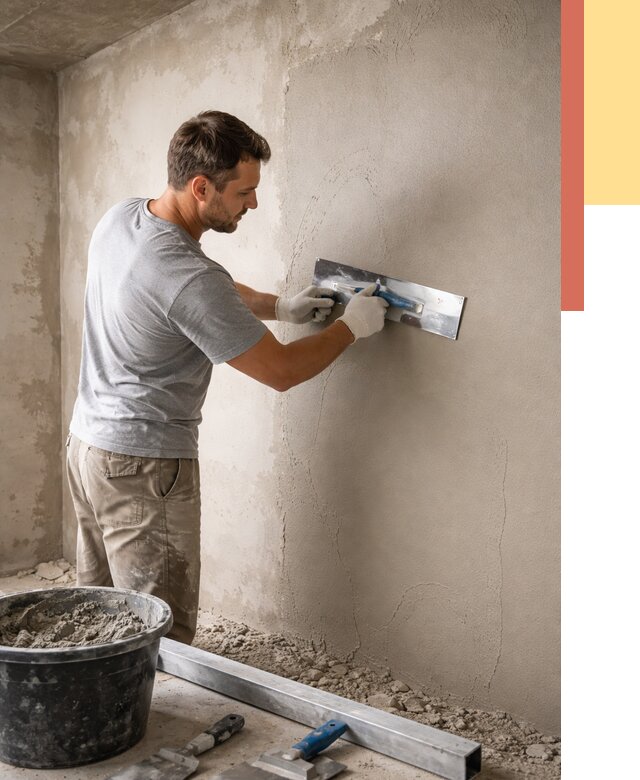 Штукатурка стен без маяков в Наро-Фоминске от 7376 руб/м2 — услуги и цена | ОТДЕЛОЧНИК-Нр-