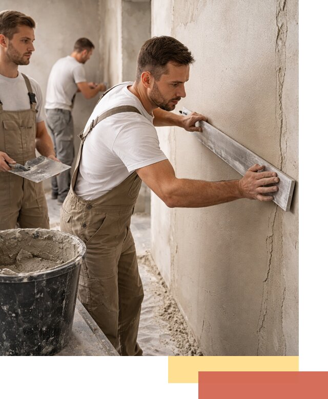 Штукатурка стен без маяков в Наро-Фоминске быстро и качественно