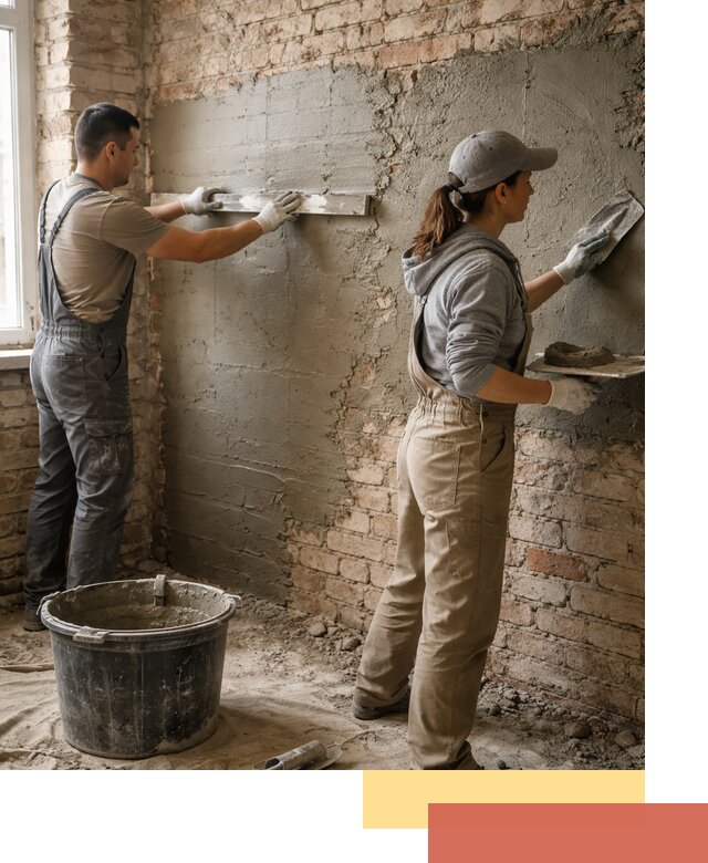 Штукатурка кирпичных стен в Наро-Фоминске — качественно и надежно