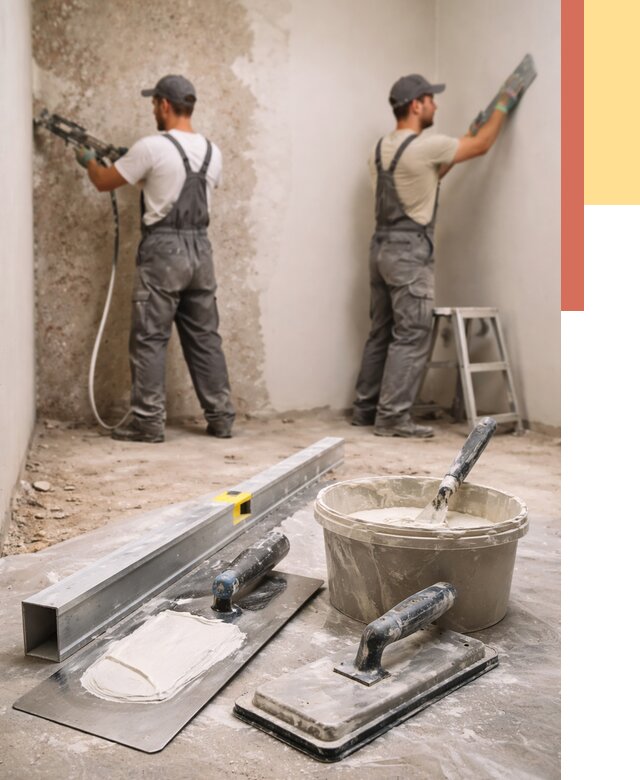 Штукатурка стен под обои в Наро-Фоминске от 4610 руб./м2 — выравнивание под обои | ОТДЕЛОЧНИК-Нр-