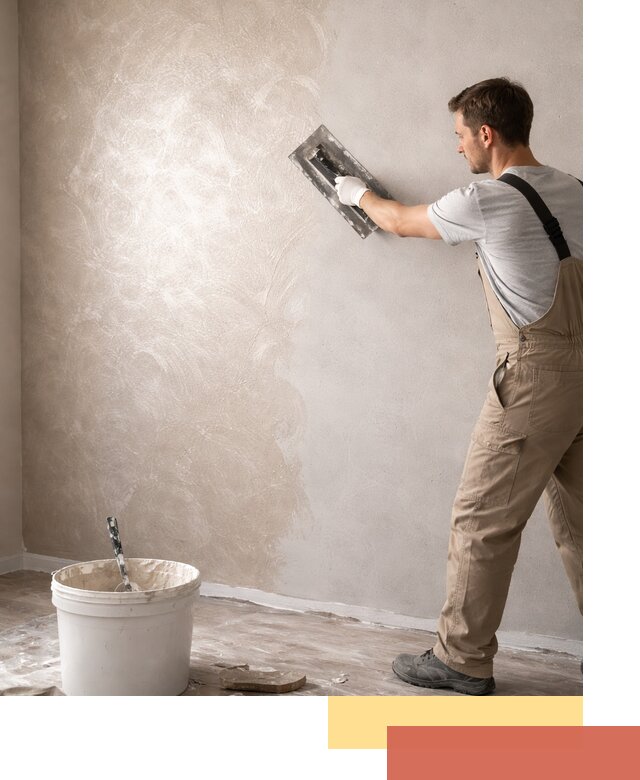 Декоративная штукатурка «Мокрый шелк» под ключ в Наро-Фоминске