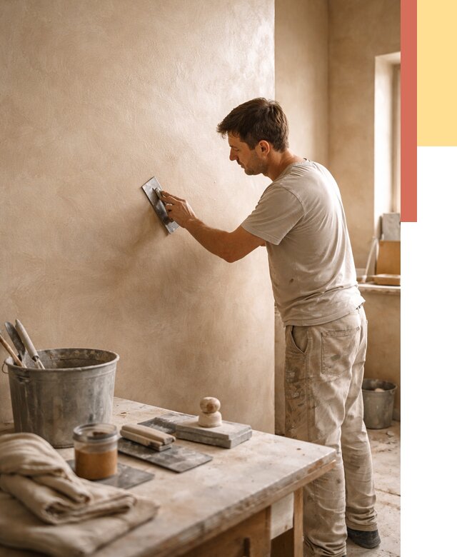 Марокканская штукатурка таделакт в Наро-Фоминске под ключ от 4303 руб. | ОТДЕЛОЧНИК-Нр-