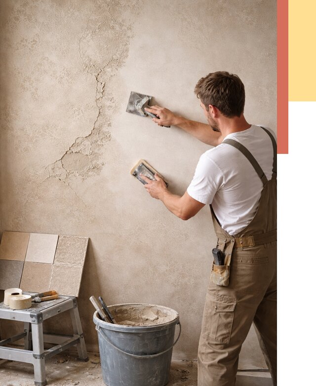 Ремонт декоративной штукатурки в Наро-Фоминске от 4610 руб. под ключ | ОТДЕЛОЧНИК-Нр-