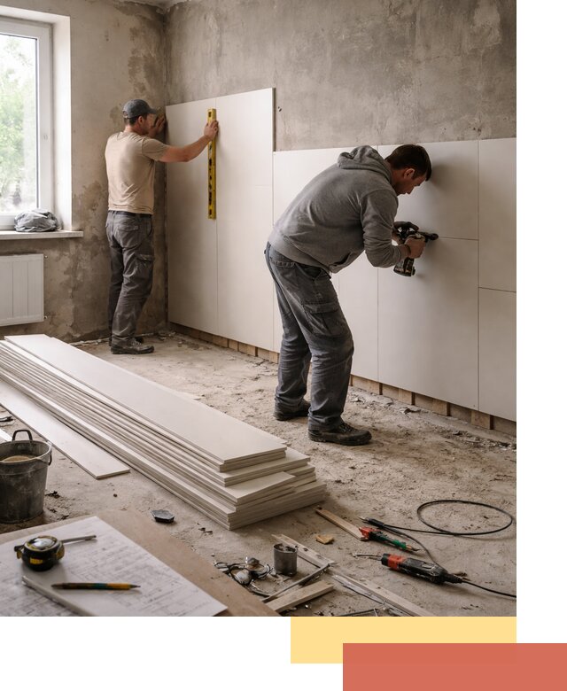 Монтаж ПВХ панелей на стены в Наро-Фоминске качественно и быстро