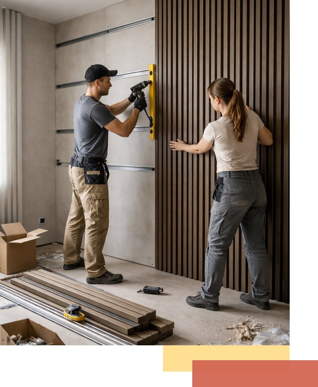 Монтаж реечных панелей на стены в Наро-Фоминске