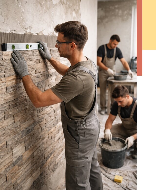 Монтаж искусственного камня в Наро-Фоминске от 4610 руб. под ключ | ОТДЕЛОЧНИК-Нр-