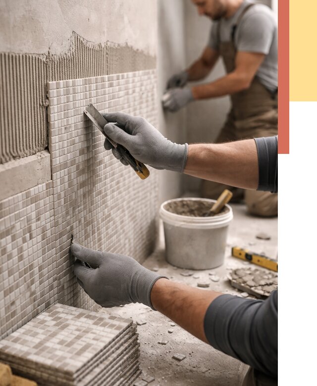 Облицовка стен мозаикой в Наро-Фоминске от 3278 руб/м2 — укладка мозаики на стены | ОТДЕЛОЧНИК-Нр-