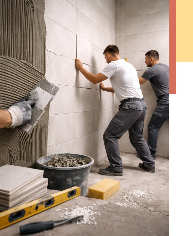 Укладка плитки на стены в Наро-Фоминске от 871 руб. — качественно и недорого | ОТДЕЛОЧНИК-Нр-