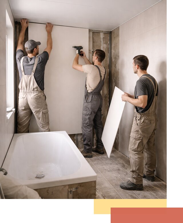 Отделка ванной панели ПВХ профессионально в Наро-Фоминске