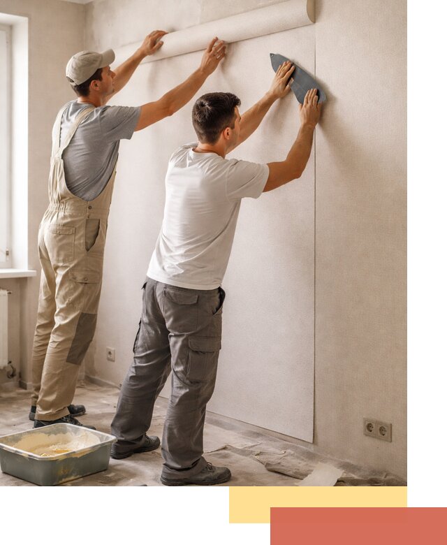 Поклейка виниловых обоев в Наро-Фоминске профессионально и качественно