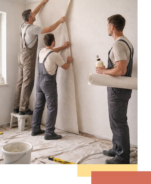 Оклейка стен обоями в Наро-Фоминске — качественно и профессионально