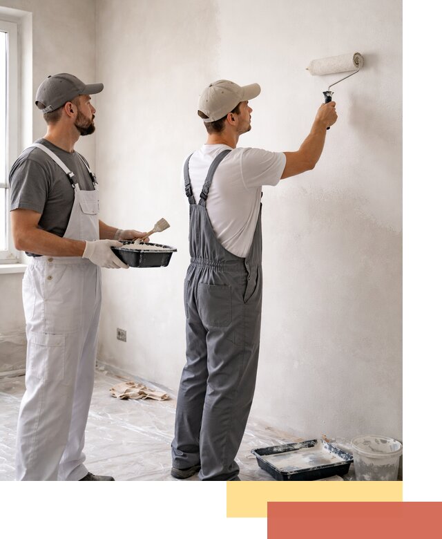 Покраска стен водоэмульсионной краской в Наро-Фоминске