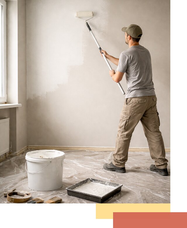 Покраска стен латексной краской в Наро-Фоминске качественно и быстро