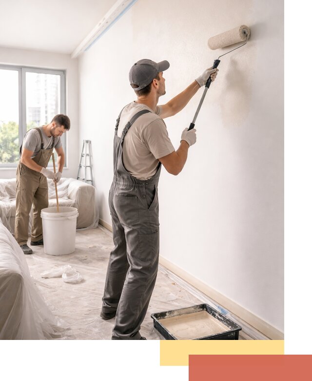 Покраска стен в офисе в Наро-Фоминске — быстрый и качественный ремонт