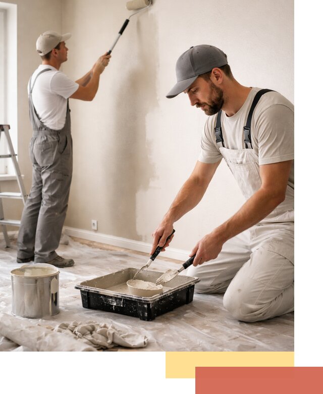 Покраска стен в квартире в Наро-Фоминске — профессионально и аккуратно