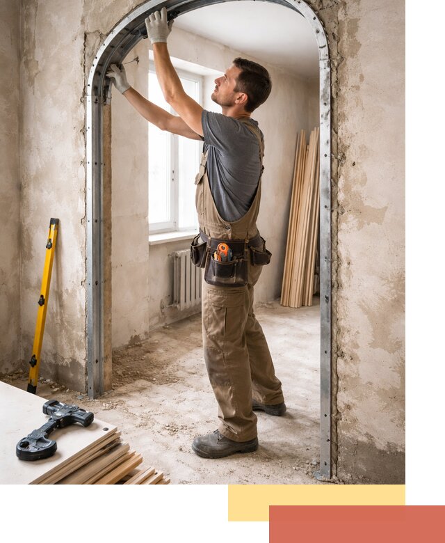 Устройство арочного проема в Наро-Фоминске под ключ