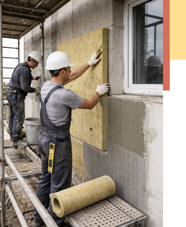 Утепление стен в Наро-Фоминске от 4405 руб. под ключ — быстро и недорого | ОТДЕЛОЧНИК-Нр-