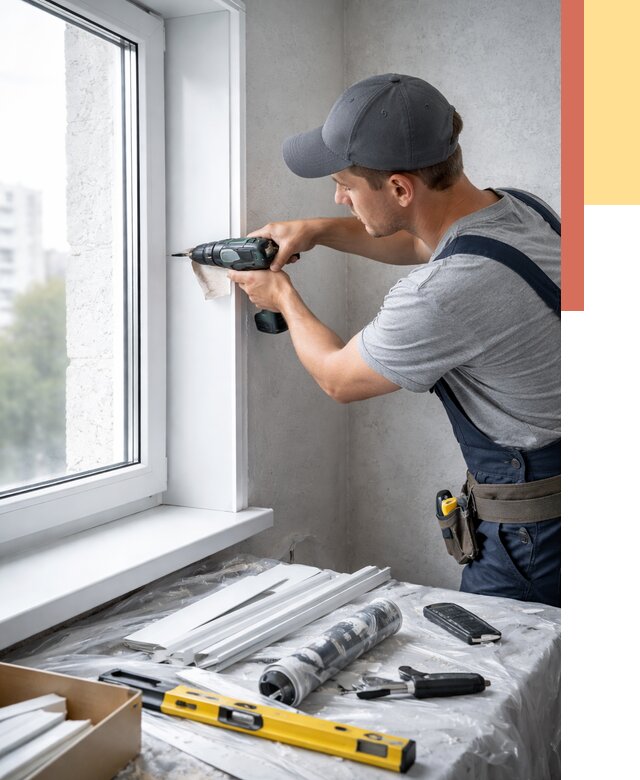 Установка пластиковых откосов в Наро-Фоминске от 2305 руб. | ОТДЕЛОЧНИК-Нр- монтаж, быстро и недорого