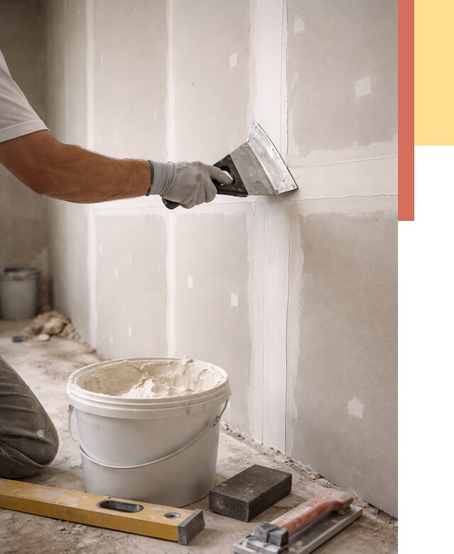 Шпаклевка перегородок из гипсокартона в Наро-Фоминске от 2561 руб. — услуги ОТДЕЛОЧНИК-Нр-