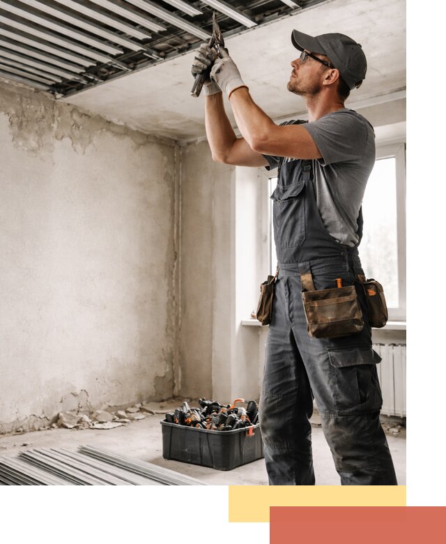 Демонтаж реечного потолка в Наро-Фоминске быстро и аккуратно