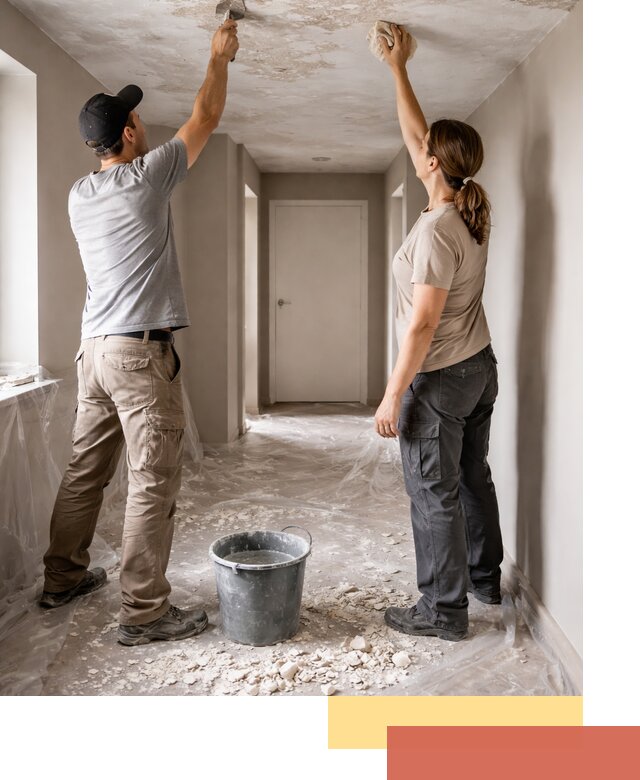 Удаление побелки с потолка в Наро-Фоминске — быстро и аккуратно