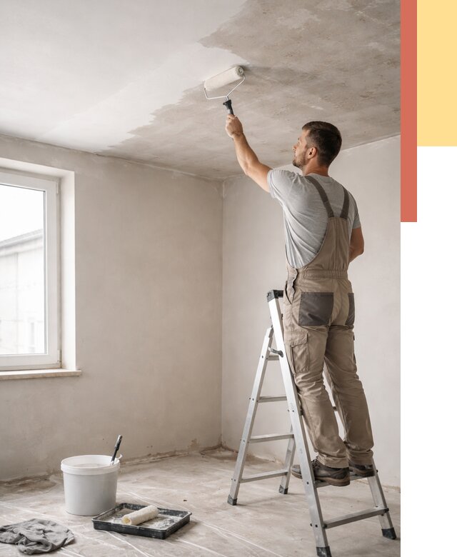 Грунтовка потолка в Наро-Фоминске от 2561 руб. — быстро и недорого | ОТДЕЛОЧНИК-Нр-