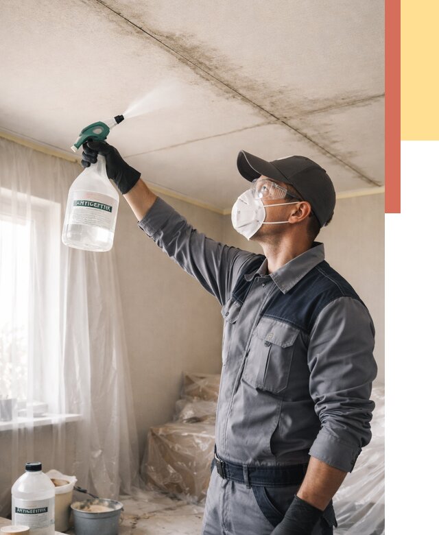 Антисептическая обработка потолка в Наро-Фоминске от 2561 руб. | ОТДЕЛОЧНИК-Нр-