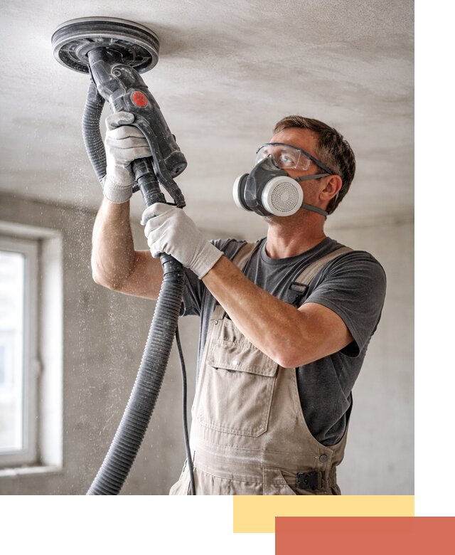 Шлифовка потолка в Наро-Фоминске — качественная подготовка под отделку