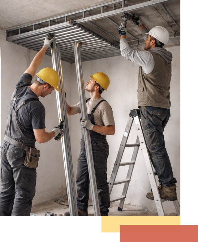 Монтаж реечного потолка под ключ в Наро-Фоминске