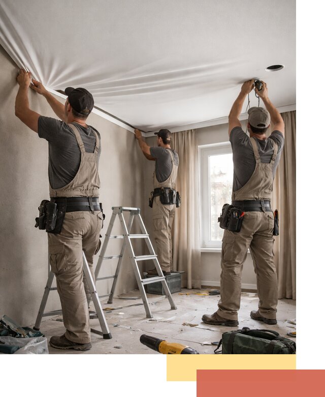 Монтаж матового натяжного потолка в Наро-Фоминске качественно и быстро