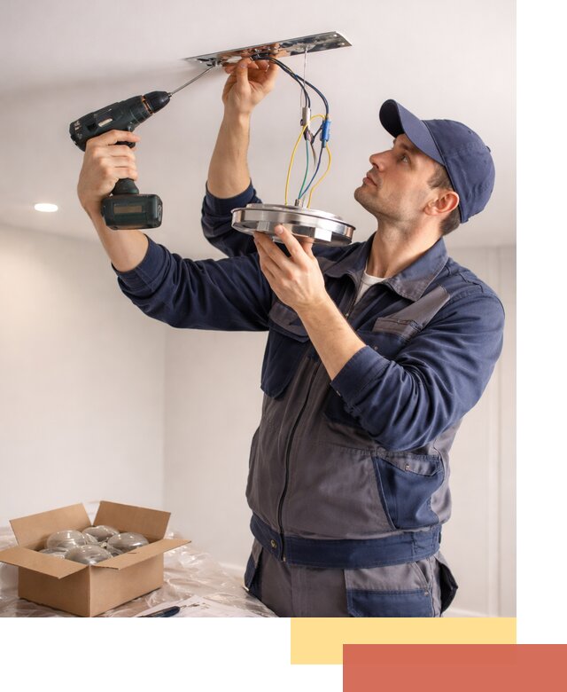 Установка люстры в натяжной потолок в Наро-Фоминске