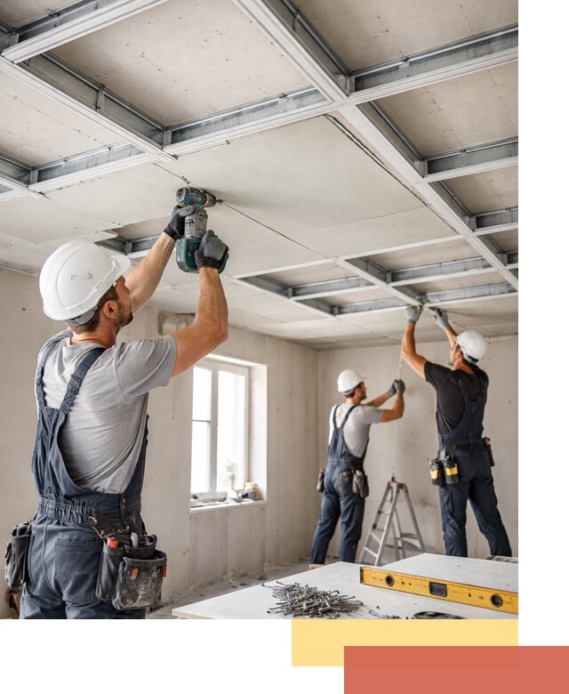 Кессонный потолок из гипсокартона под ключ в Наро-Фоминске