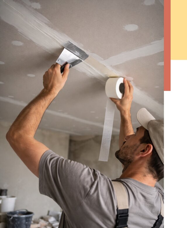 Обработка швов потолка ГКЛ в Наро-Фоминске от 7684 руб. под ключ | ОТДЕЛОЧНИК-Нр-