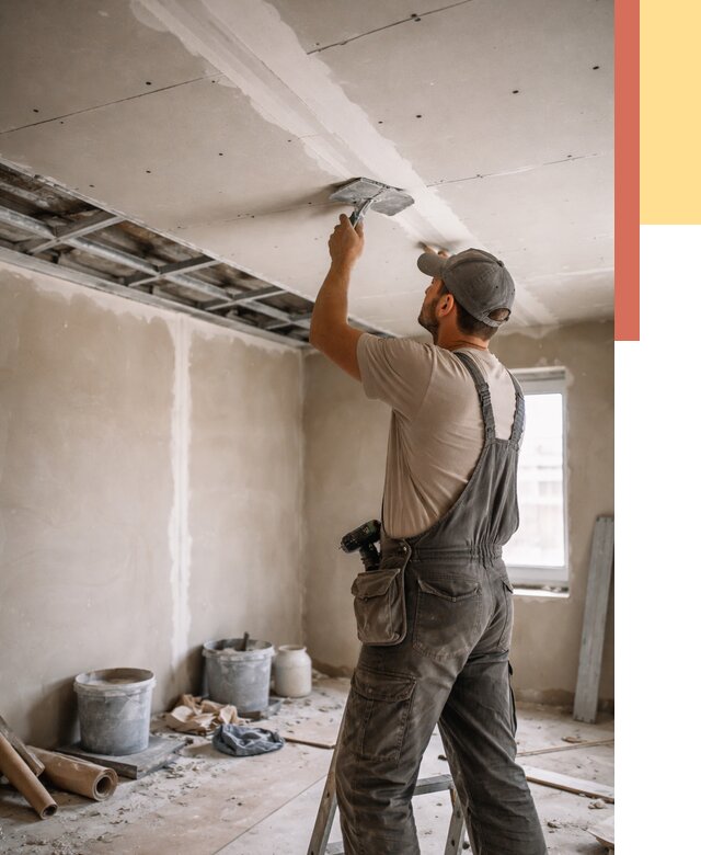 Ремонт потолка из гипсокартона в Наро-Фоминске от 666 руб./м² — быстро и недорого | ОТДЕЛОЧНИК-Нр-