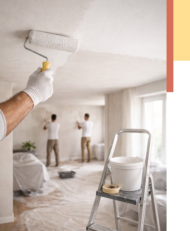 Покраска потолка акриловой краской в Наро-Фоминске от 2561 руб. | ОТДЕЛОЧНИК-Нр-