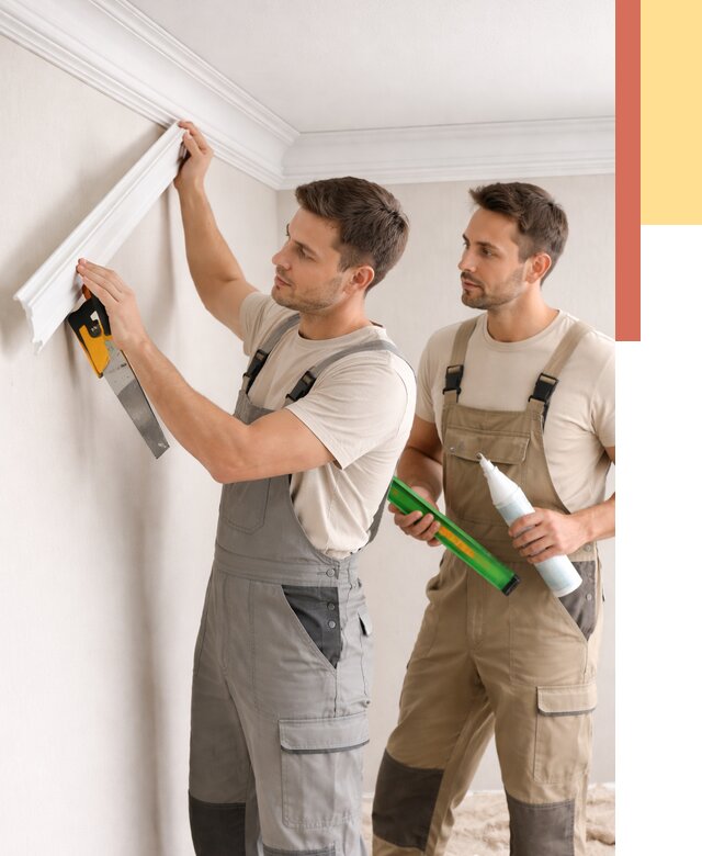 Монтаж потолочного плинтуса в Наро-Фоминске от 2356 руб. — быстро и недорого | ОТДЕЛОЧНИК-Нр-