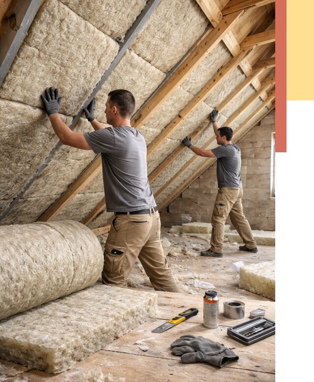 Утепление потолка минватой в Наро-Фоминске от 1486 руб. — быстро и недорого | ОТДЕЛОЧНИК-Нр-