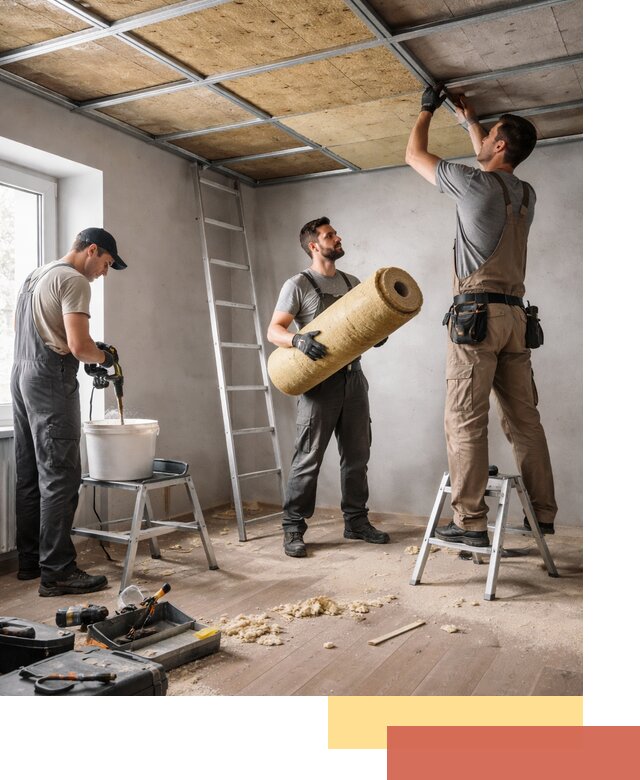 Шумоизоляция потолка в Наро-Фоминске: профессиональный монтаж и отделка